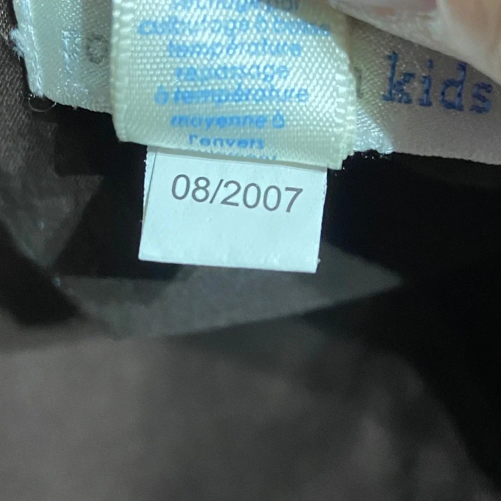 Pottery Barn Kids Brown Corduroy Pinafore Dress 12-18‎ Months Bow Detail Holiday